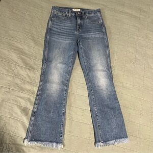 Madewell cropped Ankle Cali Demi-boot jeans